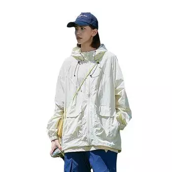 UPF50 + Уличная солнцезащитная одежда для мужчин и женщин, легкая и дышащая куртка с капюшоном, быстросохнущая, одежда Mori Skin S