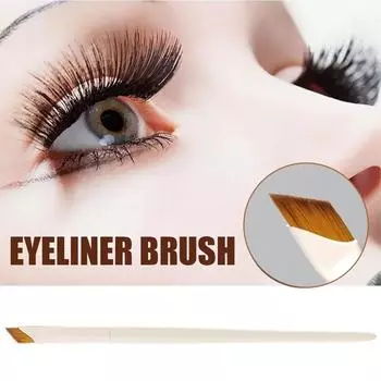 Upgrade Eyeliner Brush Ultra Thin Fine Angle Flat Eyebrow Precise The Makeup Brush Under Eye Br I3V0 white-1pcs