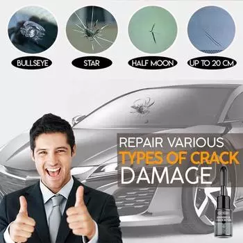 Upgraded Car Windshield Cracked Repair Kits Windshield Window Scratch Glue Glass Restore Repair Auto Tools Polishing C D2p1