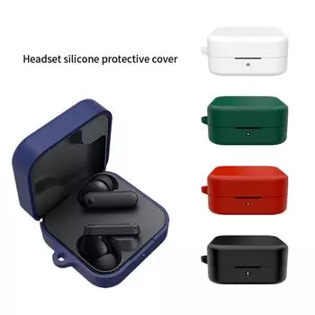 Модернизированный резиновый чехол для наушников, защитный чехол, амортизирующий резиновый чехол, сохраняющий их в безопасности, подходит для CMF красный