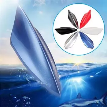 Upgraded Signal Universal Car Shark Fin Antenna Auto Roof FM AM Radio Aerial Replacement for BMW Honda Toyota Hyundai Kia Ford серебряный