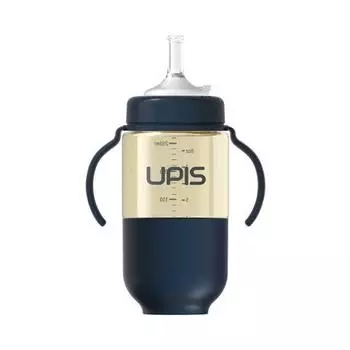 UPIS PPSU Чашка с трубочкой 6M+ 260мл (военно-морской флот),Корейские детские товары