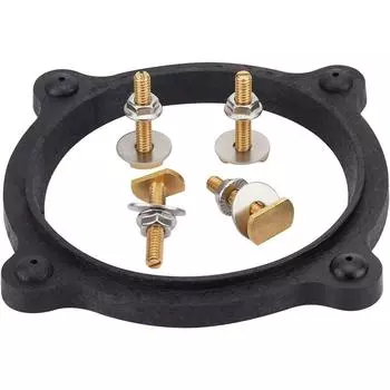 Уплотнение напольного фланца с набором гаек, шайб и Т-образных болтов для уплотнений туалета RV 385310063