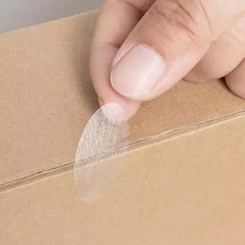 Уплотнение прозрачное 1000 нераспечатанных коммерческих пломб наклейки, овальные, листы, прозрачные, наклейки, использование, пломбы, (30*15мм)