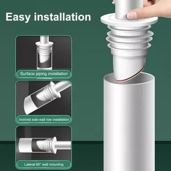 Уплотнение сливного шланга для стиральной машины, сливная пробка для пола с защитой от запаха, силиконовое уплотнительное кольцо для канализационной трубы, уплотнительная крышка для стиральной машины S