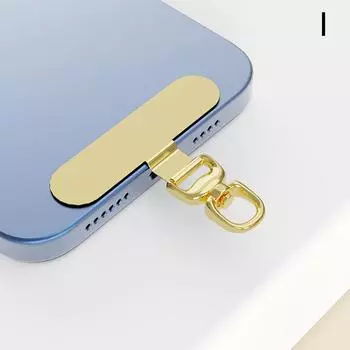 Уплотнитель для шнурка мобильного телефона, металлический зажим из нержавеющей стали, вращающаяся на 360 градусов ультратонкая наклейка для подвешивания чехла телефона Штука с пряжкой AVE