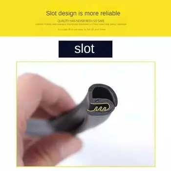 Уплотнитель края двери автомобиля, резиновое уплотнение, шумоизоляция стойки B, ветрозащитная защита, передний автогерметик, аксессуары, декоративная полоса