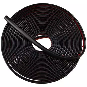 Уплотнительная лента, черный комплект для окон, уплотнители дверных рам, уплотнитель для дверей, натуральный каучук, заглушки для сквозняков XXL