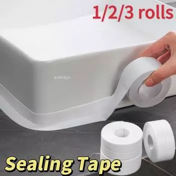 Уплотнительная лента для душа, ванны, самоклеящиеся водонепроницаемые наклейки на стену из ПВХ для ванной комнаты, герметик для кухни, герметик для раковины, защита от плесени 2.2cmx3.2m
