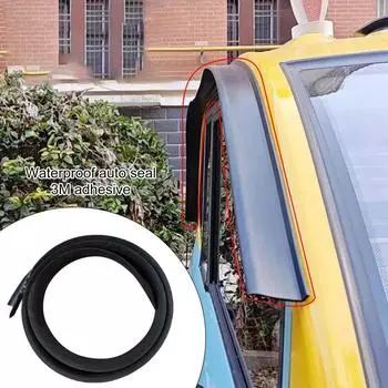 Уплотнительная лента для двери автомобиля, самоклеящаяся резиновая уплотнительная лента для окна автомобиля, защитная лента для крыши, лобового стекла, самоклеящаяся уплотнительная лента для окна автомобиля