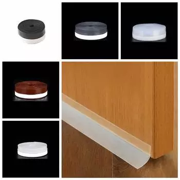 Уплотнительная лента для нижней двери с защитой от насекомых, теплая силиконовая уплотнительная лента для дверей безопасности 25mm белый