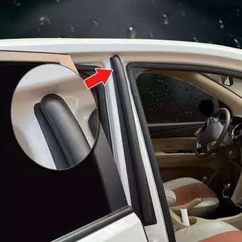 Уплотнительная лента для стойки B автомобиля, резиновая уплотнительная лента для двери автомобиля, средняя колонна, водонепроницаемая пылезащитная самоклеящаяся уплотнительная лента