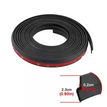 Уплотнительная лента капота автомобиля, резиновая уплотнительная лента, пылезащитная лента 4M(157.48 дюймов) Саморежущаяся водонепроницаемая и пылезащитная полоса для автомобилей
