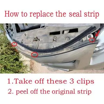 Уплотнительная лента капота для Toyota для Corolla 2007 2013 сменная передняя часть двигателя автомобиля клипса для Toyota CHINA