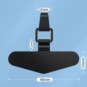 Уплотнительная накладка для шнурка для телефона, защищающая от потери, съемный зажим для мобильного телефона, универсальный шнур для мобильного телефона, карта безопасности