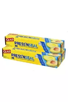 Уплотнительная пленка, создающая ощущение вакуума, также может использоваться вместо восковой пленки или упаковки для хранения овощей. Уплотнительная пленка 40 xx 3 шт. Press n [Упаковка с клеем] (Может