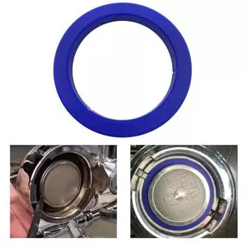 Уплотнительное кольцо Повторное использование, не содержит бисфенола-А, пищевой класс, устойчив к разрыву, можно мыть в посудомоечной машине. Безопасная замена. Простая установка. Уплотнительное кольцо для кофемашины эспрессо. Товары для дома. синий
