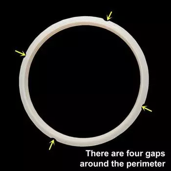 Уплотнительные кольца из пищевого силикона для 5-6-квартовой кастрюли для скороварки без бисфенола А, термостойкой, силиконовой прокладки, устойчивой к запахам, посудомоечной машины 1pc