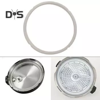 Уплотнительные кольца из пищевого силикона для 5-6-квартовой кастрюли для скороварки быстрого приготовления, не содержащей бисфенол А, термостойкий силиконовый уплотнитель, устойчивый к запахам, можно мыть в посудомоечной машине 1pc