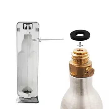 Уплотнительные кольца шайбы 2 шт. черные для замены силиконового уплотнения