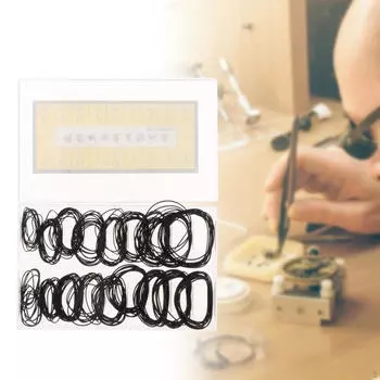 Уплотнительные прокладки задней крышки часов, водонепроницаемые резиновые прокладки с уплотнительным кольцом 180 шт.