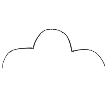 Уплотнитель верхнего уплотнителя заднего ветрового стекла 51317061970 Резиновый уплотнитель верхней части окна задней двери