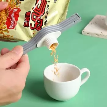 Уплотняющий зажим с винтовой крышкой, пакет для приправ, мешок для сухого молока, мешок для соли, уплотнительный зажим, зажим для консервирования закусок, гаджет, кухонные аксессуары