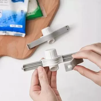 Уплотняющий зажим с винтовой крышкой, пакет для приправ, мешок для сухого молока, мешок для соли, уплотнительный зажим, зажим для консервирования закусок, гаджет, кухонные аксессуары onesize