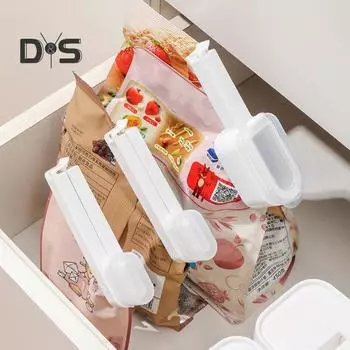 Уплотняющий зажим широкого применения с крышкой. Практичный уплотнительный зажим для кухонного шкафа, холодильника, сумки с овсянкой. S