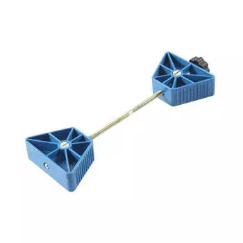 Упор для колеса автофургона подходит для шин диаметром от 26 до 34 дюймов. Простой в использовании профессиональный упор для колеса для прицепа, кемпера, фургона, грузовика. синий