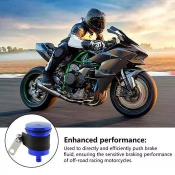 Upper Pump Oil Pot Oil Pot Tank Oil Fluid Cup Oil Storage Pot Tank Oil Fluid Cup Motorcycle Front Brake Fluid Reservoir For Men чёрный