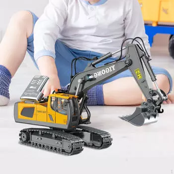 Управление экскаватором, экскаватором, инженерной техникой, игрушками, строительная игрушка 11 каналов для 3, 4, 5, 6+
