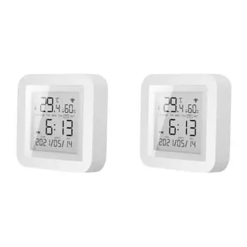 Управление приложением датчика температуры и влажности Wi-Fi работает для Alexa Google Home