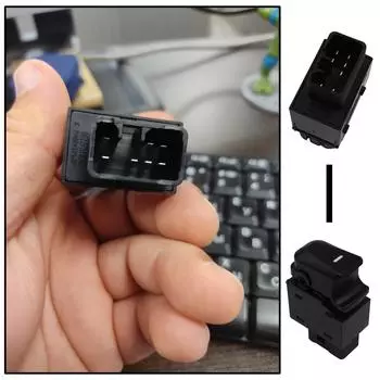 Управление стеклоподъемником Автомобильные кнопки Переключатель Легкий термостойкий многофункциональный энергосберегающий стеклоподъемник