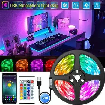 Управляемая голосом RGB USB настольная световая лента с Bluetooth