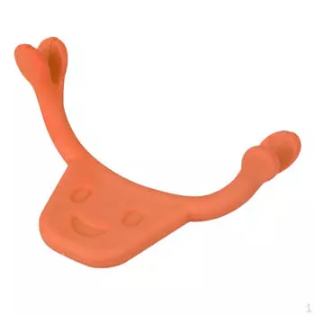 Упражнение для подтяжки подбородка оранжевый