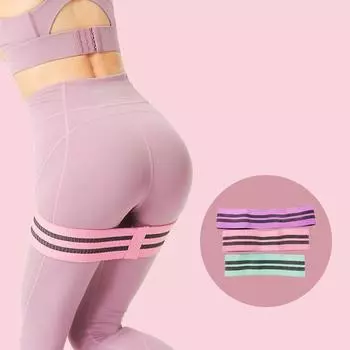 Упражнение на йогу с ремешком для снятия напряжения, эластичная втулка для укрепления бедер, круг для приседаний, эспандер для груди, эспандер