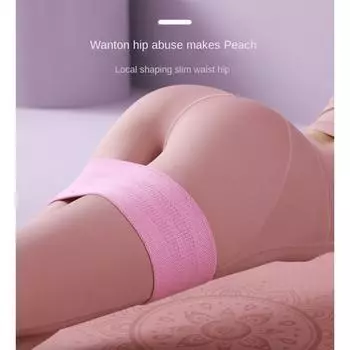 Упражнение приседание тренировка эластичная лента растяжения латекс шелк нескользящее кольцо для укрепления бедер 64cm