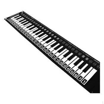 Упрощенные наклейки для фортепиано с идентификацией клавиш универсальные ноты для 88/61/49