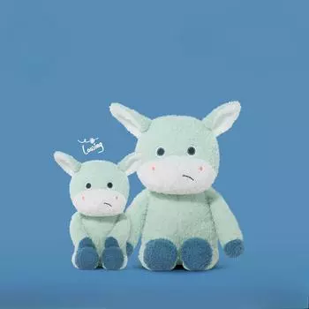 Упрямый ослик Кукла Подушка Спящая Кукла Мягкая Игрушка Комфортная Кукла 35CM