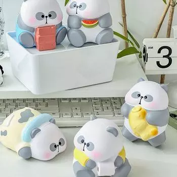 Упругая игрушка-панда для разминания животных, панда, игрушки для детей и взрослых Style 6