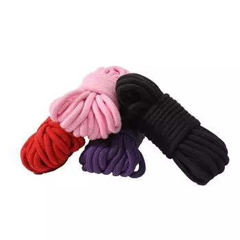 Упругая связывающая веревка из хлопка, секс-рабыня, бондаж, экзотическая игрушка, хлопковая веревка, пары 5m