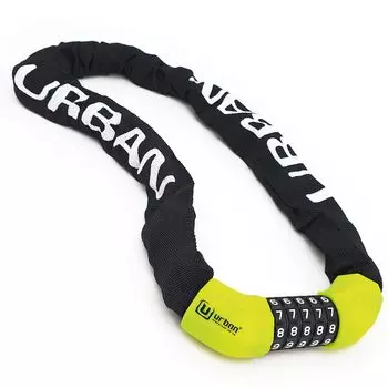 UR890 велосипедный ключ-циферблат замок без ключа велосипедный замок с кодом безопасности 100 см противоугонный жёлтый