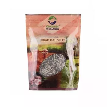 Урад Дал (Черный маш) (450 г), Urad Dal Split, Organic Wellness