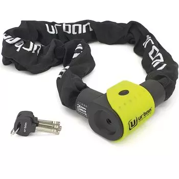 Urban 10K170 сертифицированная стальная защита для мотоцикла длина 170 цепь для мотоцикла, навесной замок, 10 звено, см, защита от кражи