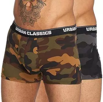 Urban Classics Camo боксеры 2 шт. M