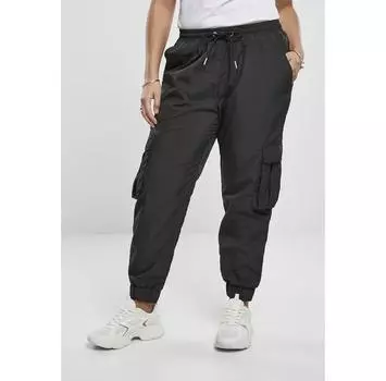 Urban Classics High Waist Crinkle Nylon Cargo брюки 5XL