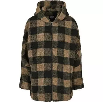 Urban Classics Hooded Oversized Check Sherpa куртка XL