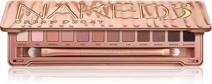 Urban Decay Naked3 palette de fards paupires avec pinceau TU прозрачный