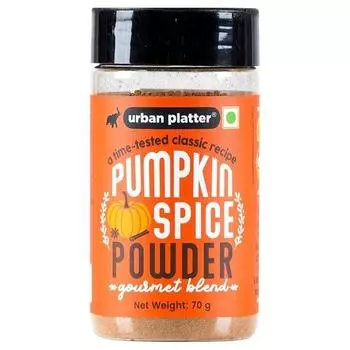 Urban Platter Pumpkin Spice Powder, 70 г | Классическая теплая смесь специй | Идеально подходит для кофе и выпечки